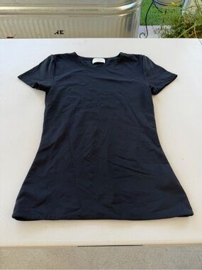 Babaton Black Short-Sleeve Mini Top